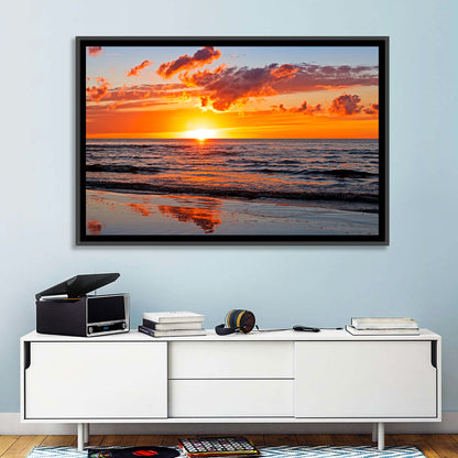 Sunset Over the Baltic Wall Art