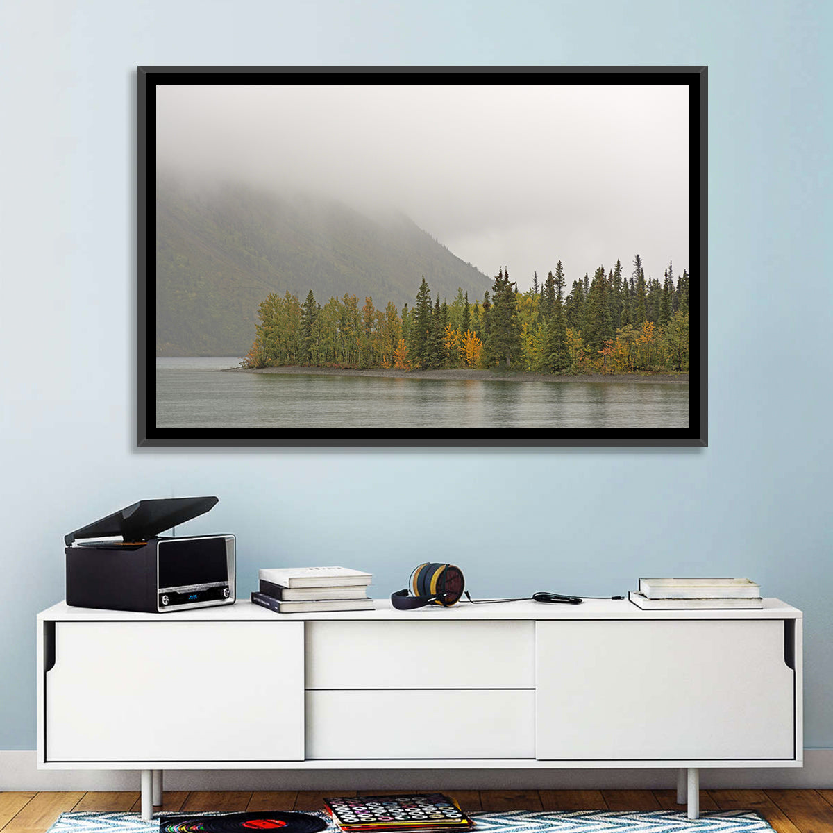 Kathleen Lake Autumn Shoreline Wall Art