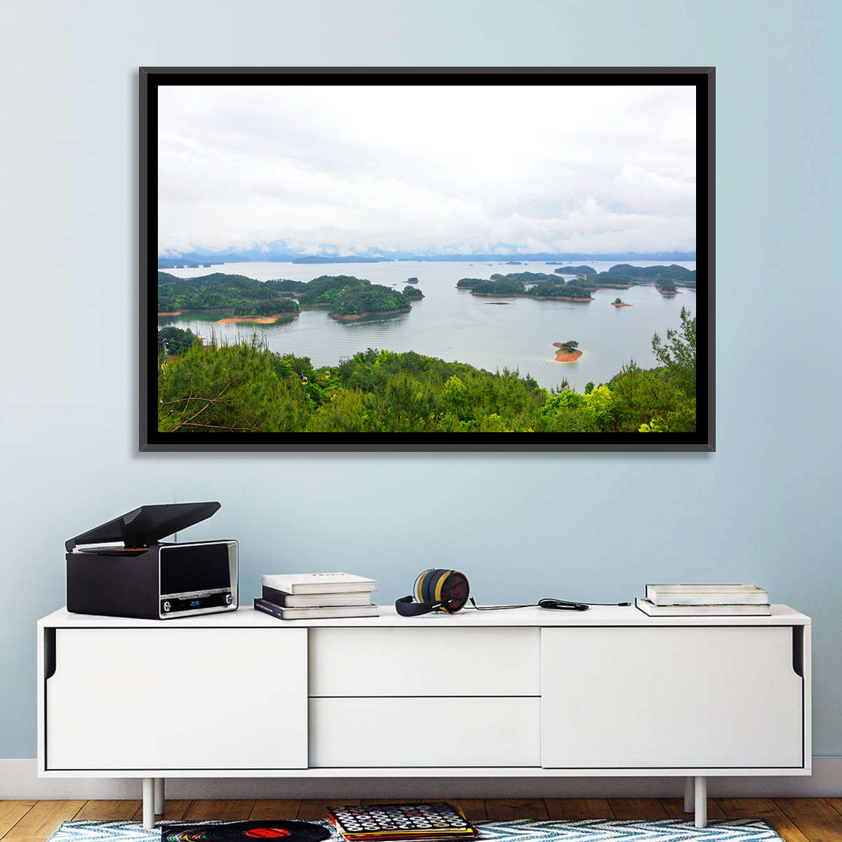 Qiandao Lake Islands View Wall Art