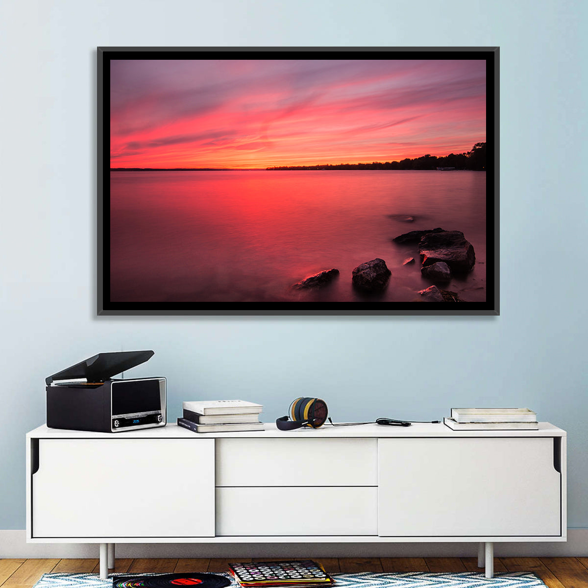 Lake Simcoe Sunset Wall Art