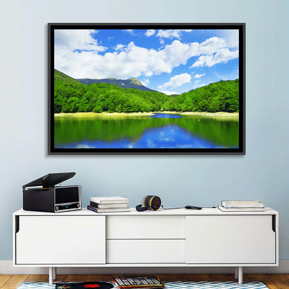 Montseny Mountains from Santa Fe Lake Wall Art