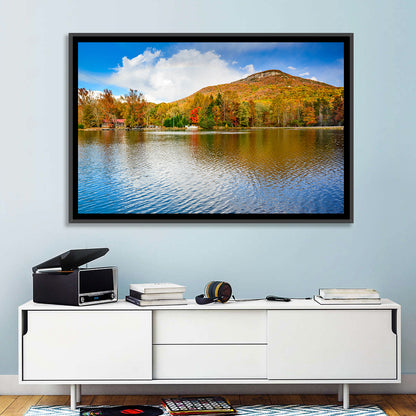 Yonah Mountain Lake View Wall Art