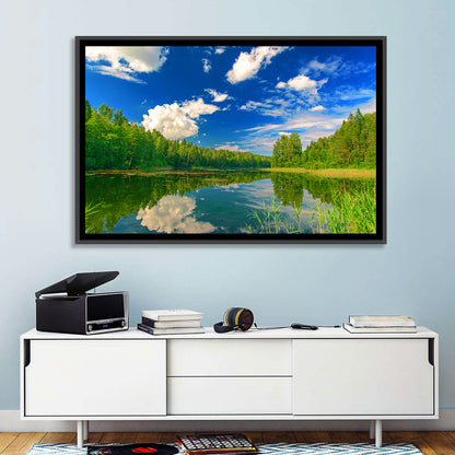Kurtna Lake Reflection Wall Art