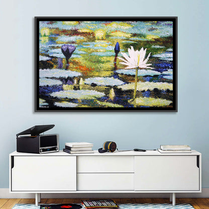 Impressionist Water Lilies Study Wall Art