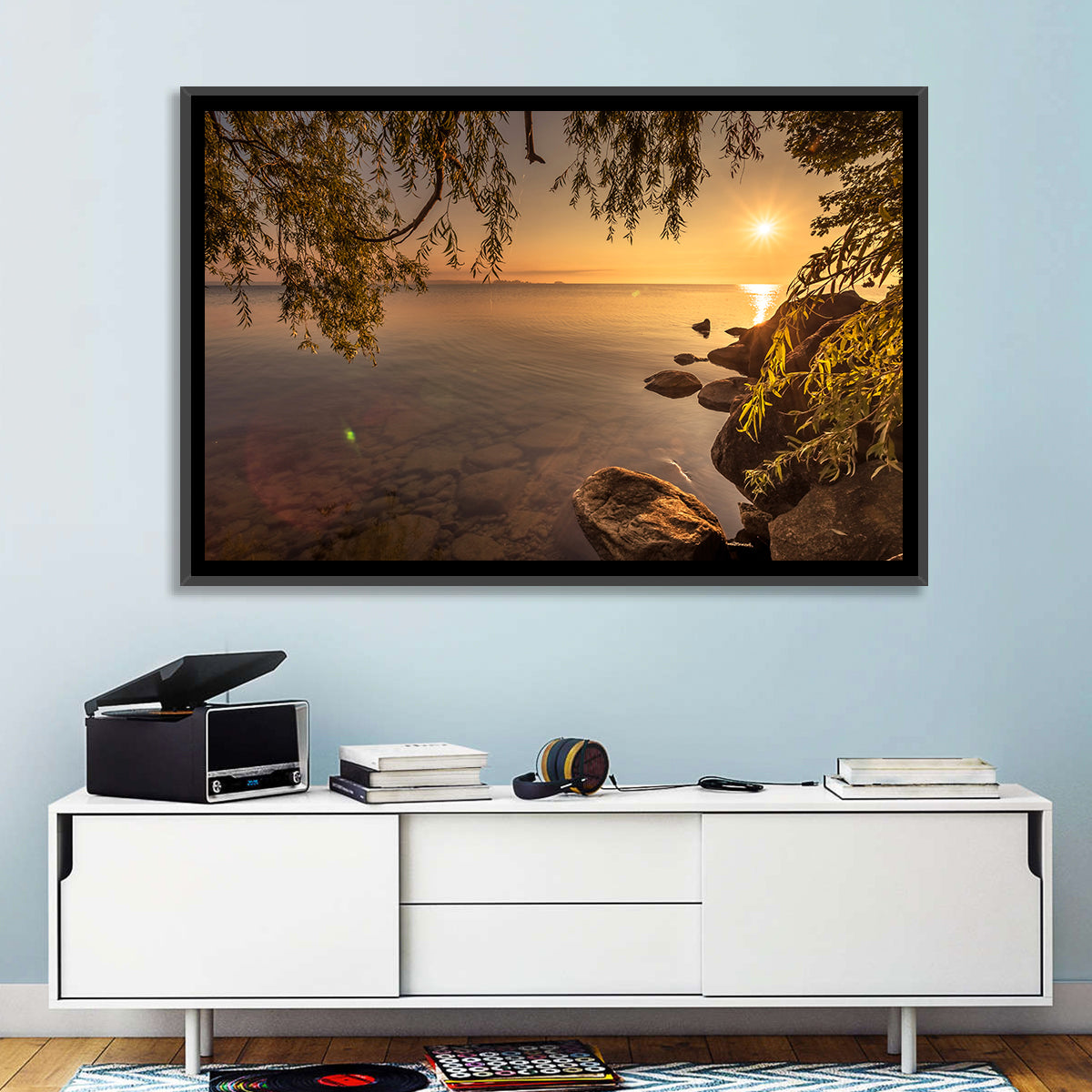 Simcoe Lake Golden Hour Wall Art