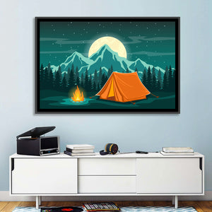 Camping Concept Wall Art