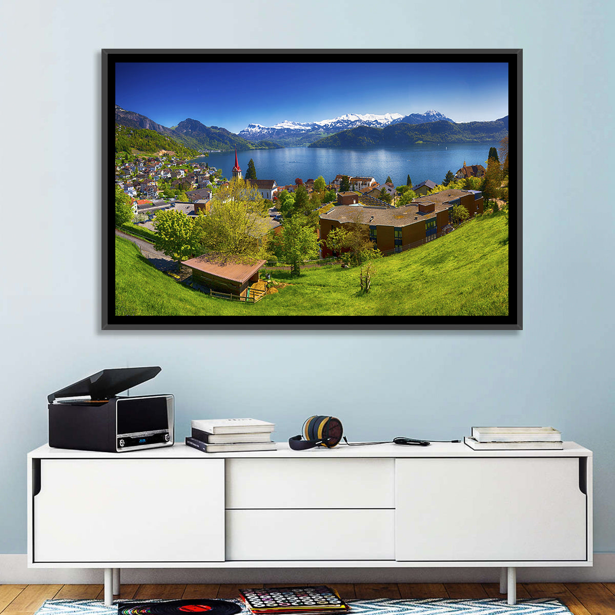 Lake Lucerne, Weggis Wall Art