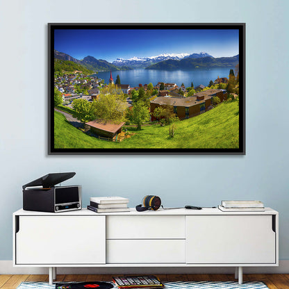 Lake Lucerne, Weggis Wall Art
