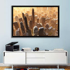 Arizona Skyscrapers at Golden Hour Wall Art