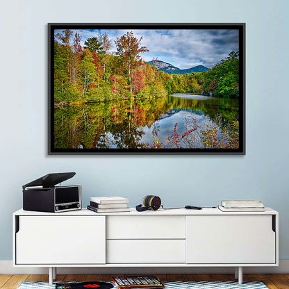 Lake Jocassee Autumn Reflection Wall Art