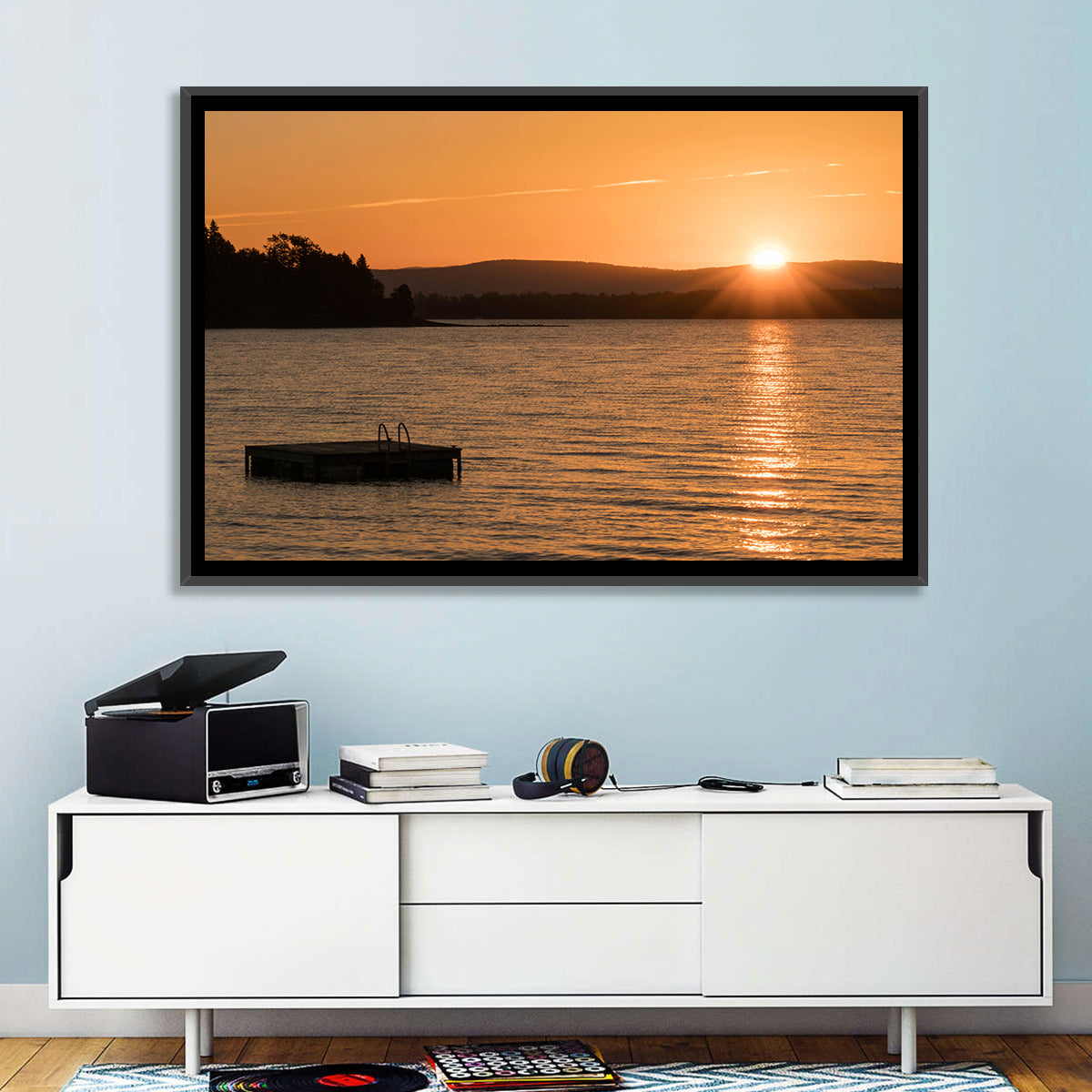 Lake Champlain Sunset Wall Art