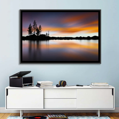 Lake Tahoe Golden Hour Reflection Wall Art