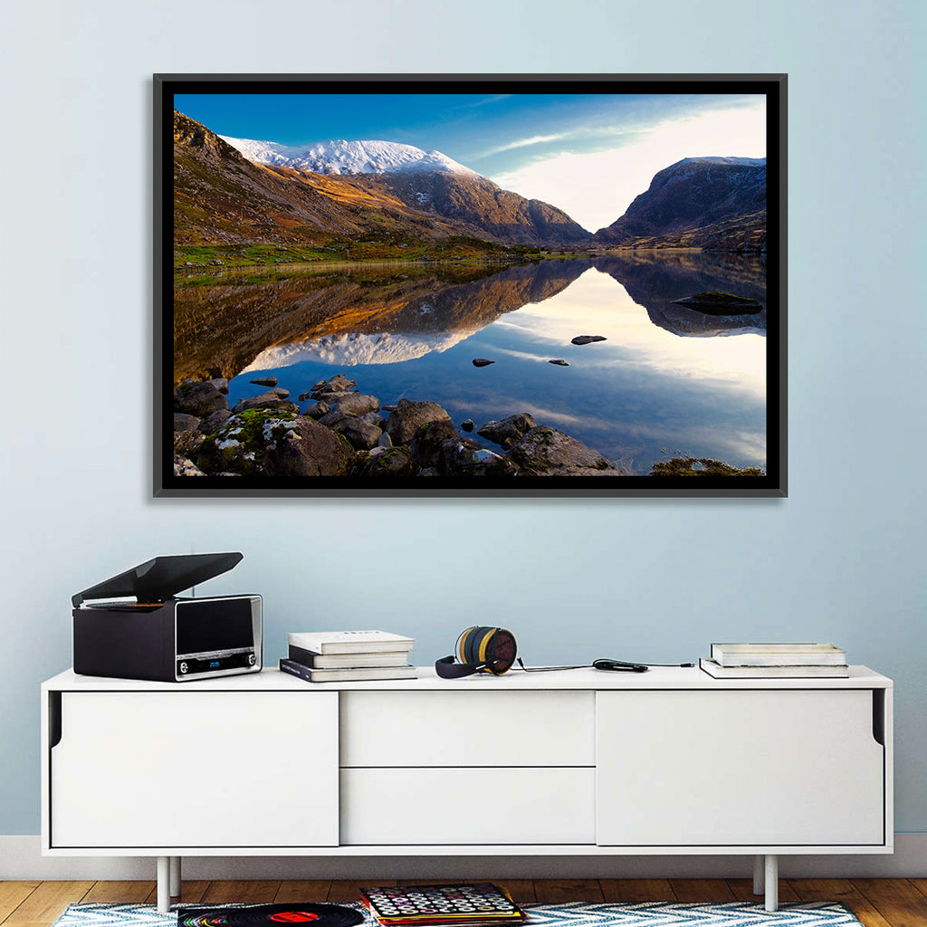 Auger Lake Morning Reflection Wall Art