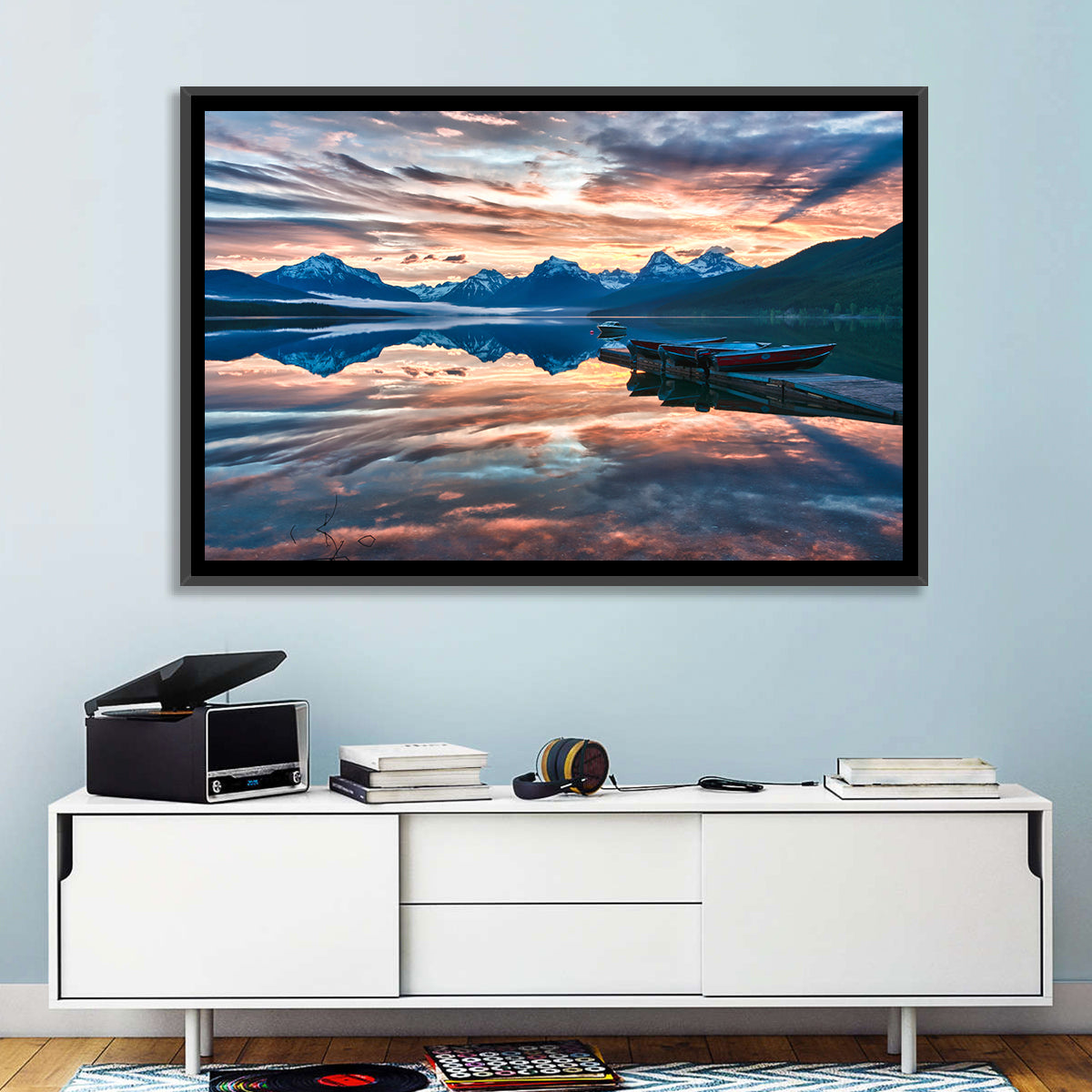 Lake Mcdonald Sunrise Wall Art