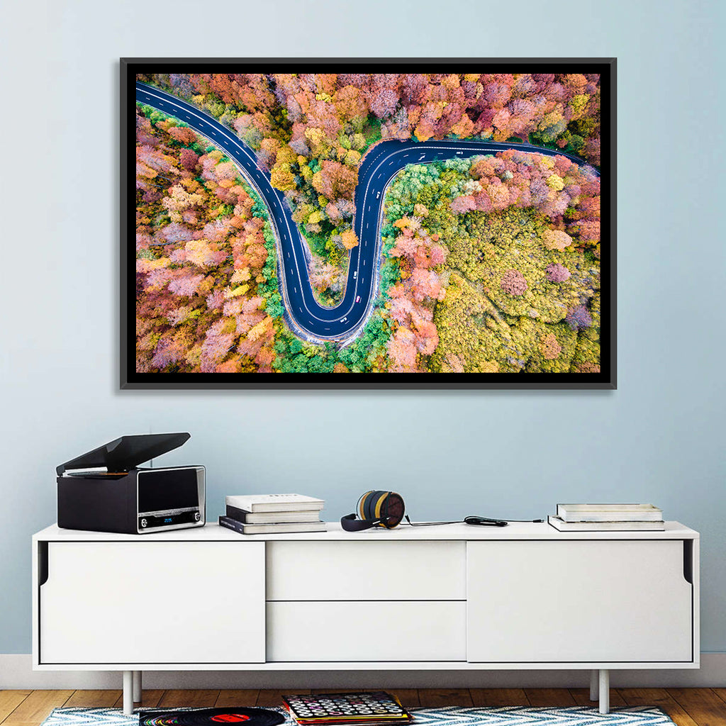 Winding Forest Road Wall Art