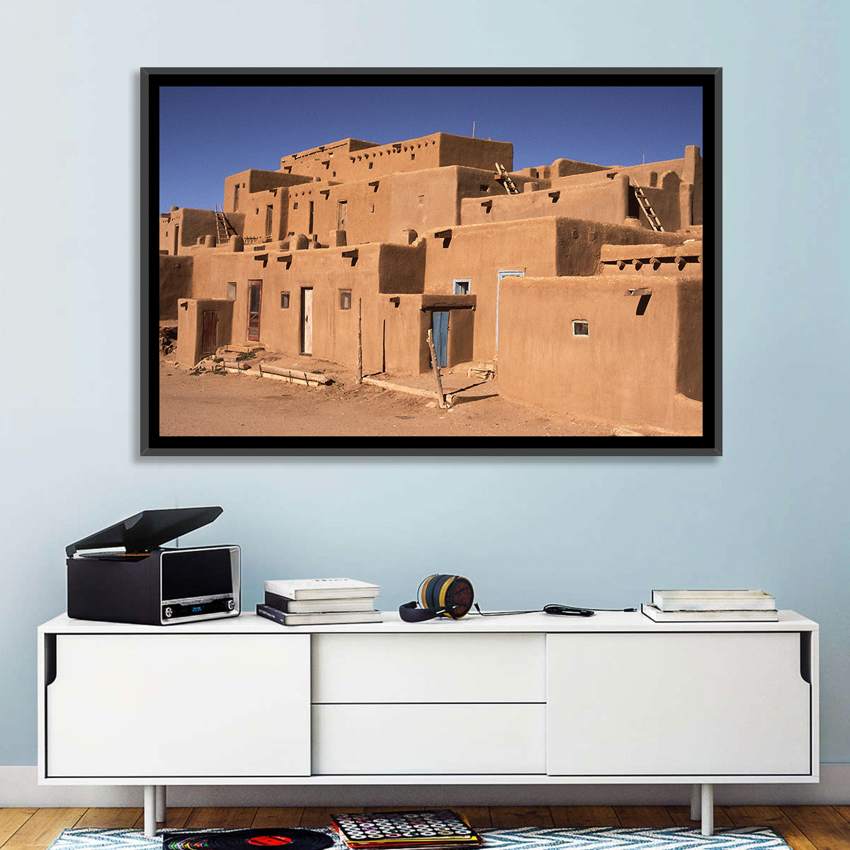 Taos Pueblo North House Wall Art