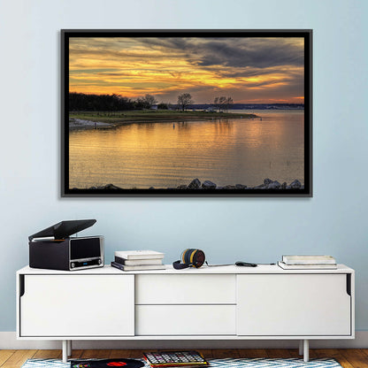 Lake Whitney Sunset Wall Art