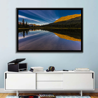 Rainbow Lake at Golden Hour Wall Art