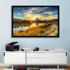 Oxbow Bend Sunrise Wall Art