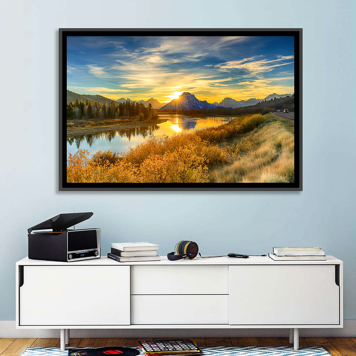 Oxbow Bend Sunrise Wall Art