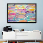 Rough Board Brushstrokes Wall Art