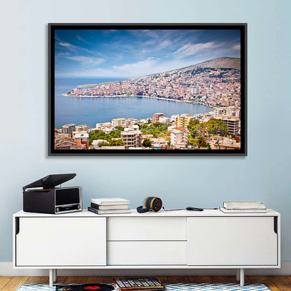Saranda Bay Cityscape Wall Art