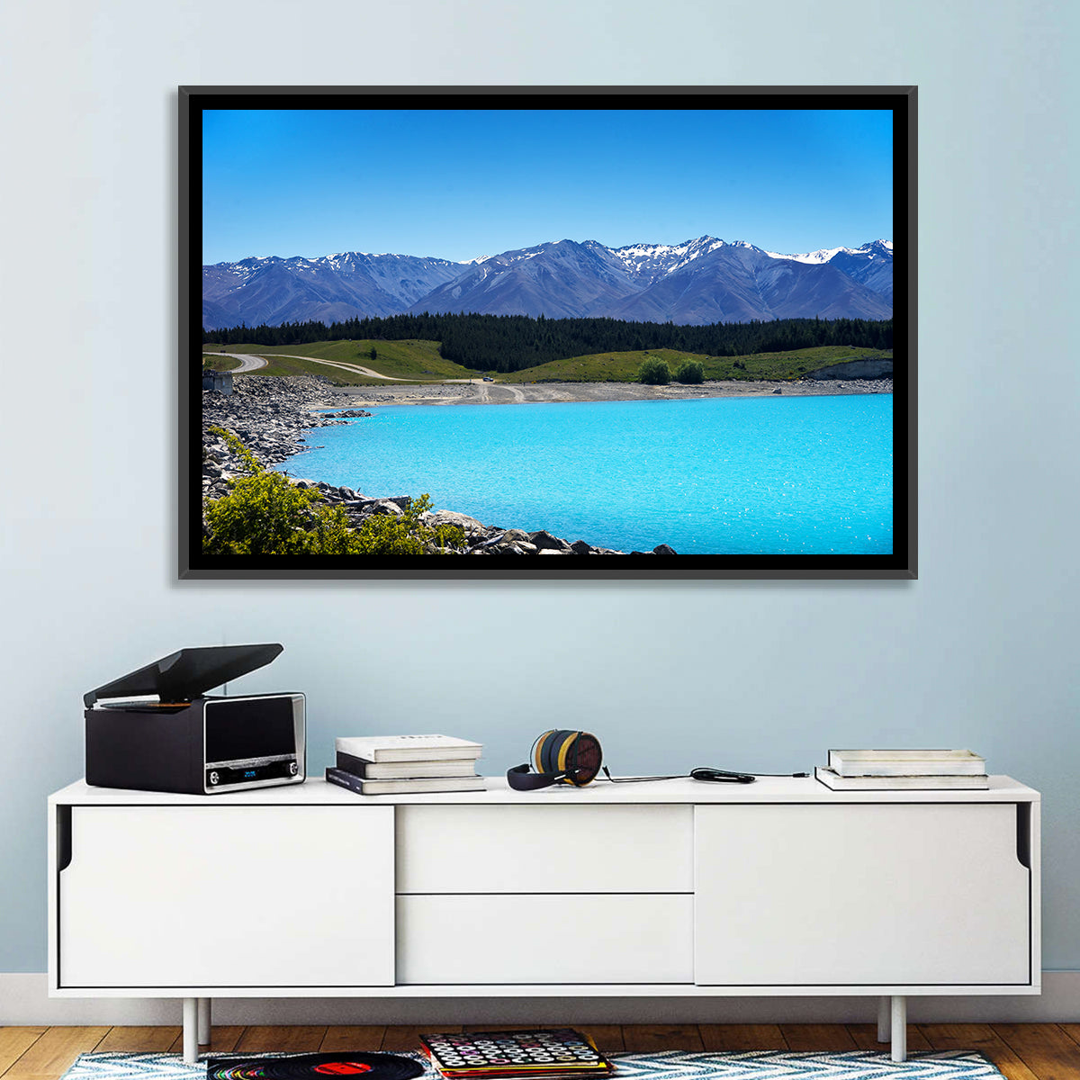 Lake Pukaki Turquoise View Wall Art