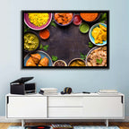 Indian Feast Flat-lay Wall Art