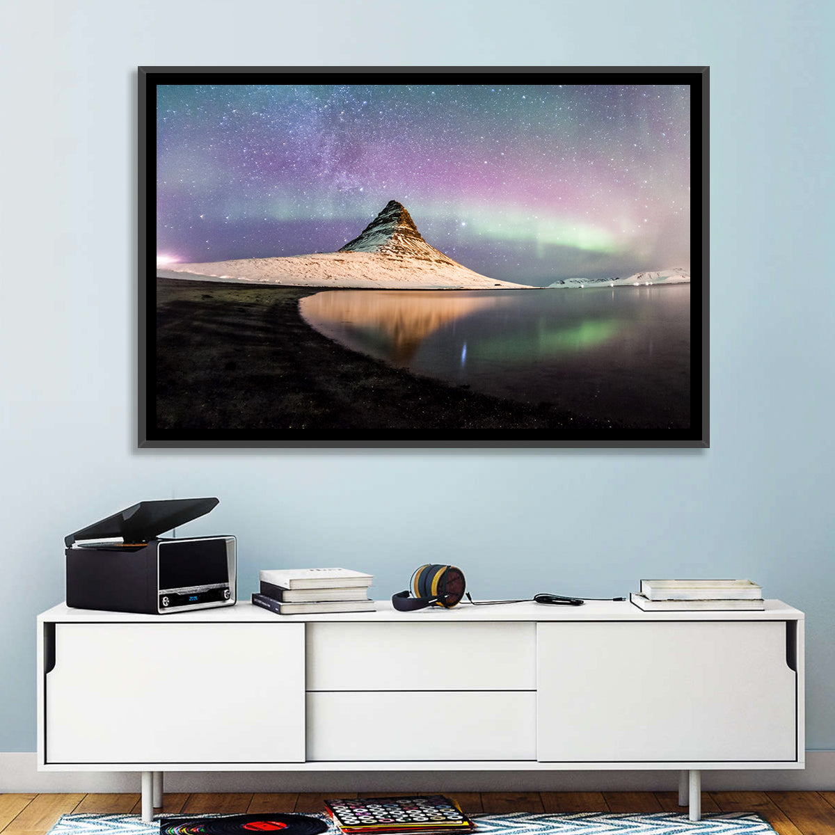 Kirkjufell Under the Milky Way Wall Art