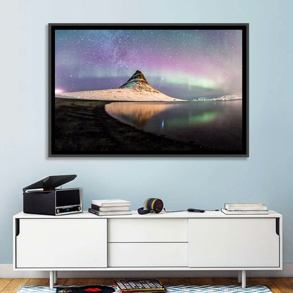 Kirkjufell Under the Milky Way Wall Art