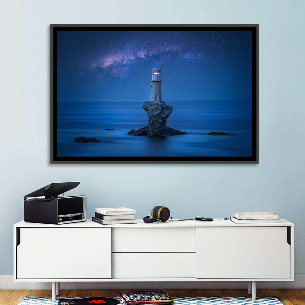 Tourlitis Lighthouse Nightscape Wall Art