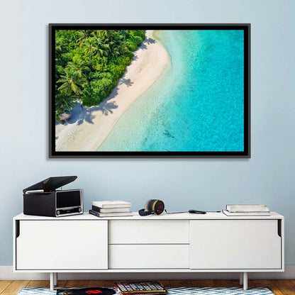 Secluded Tropical Beach Wall Art