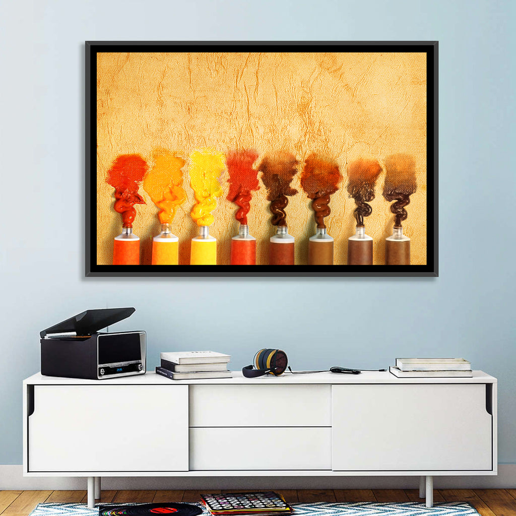 Impasto Paint Tubes Wall Art
