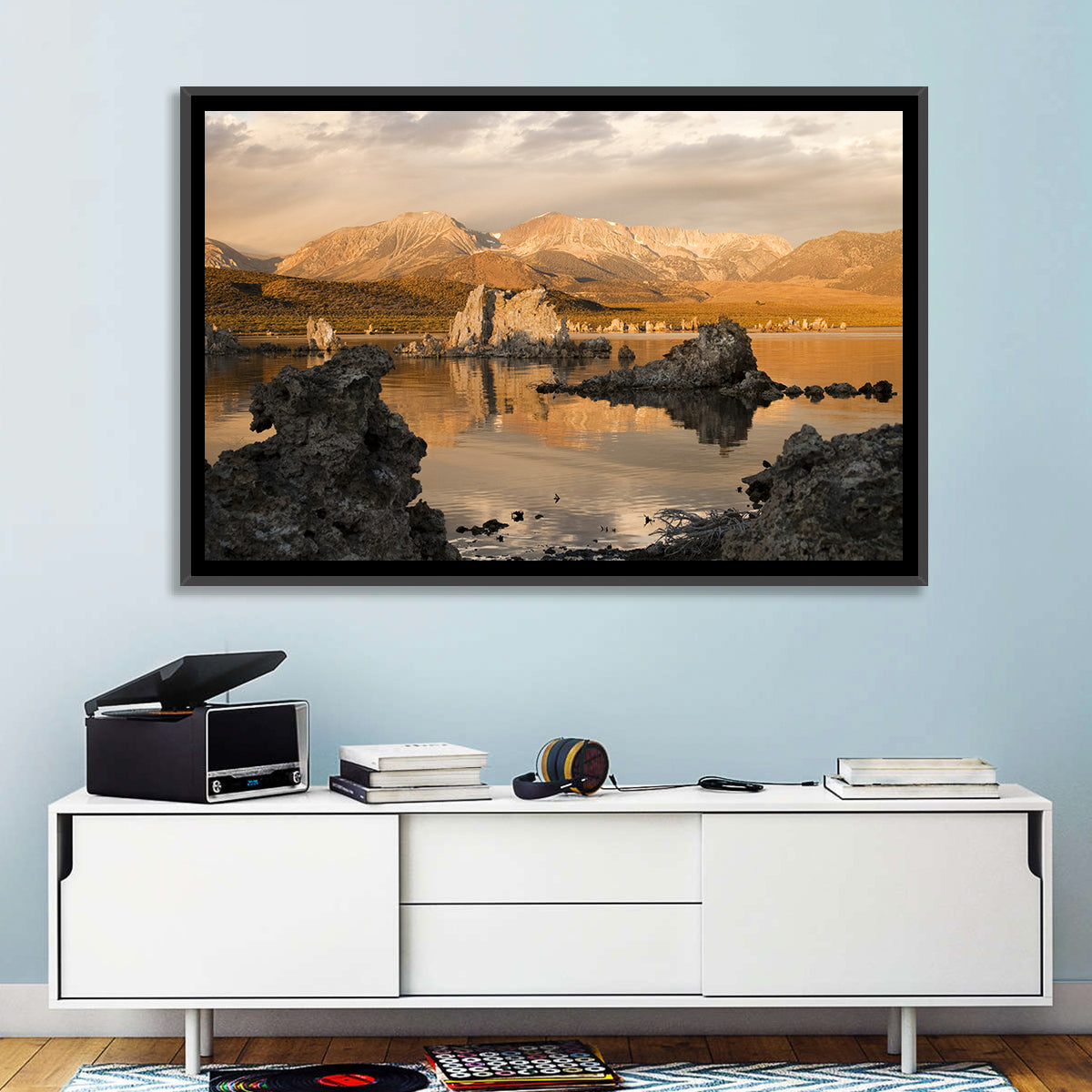 Mono Lake Tufa at Golden Hour Wall Art