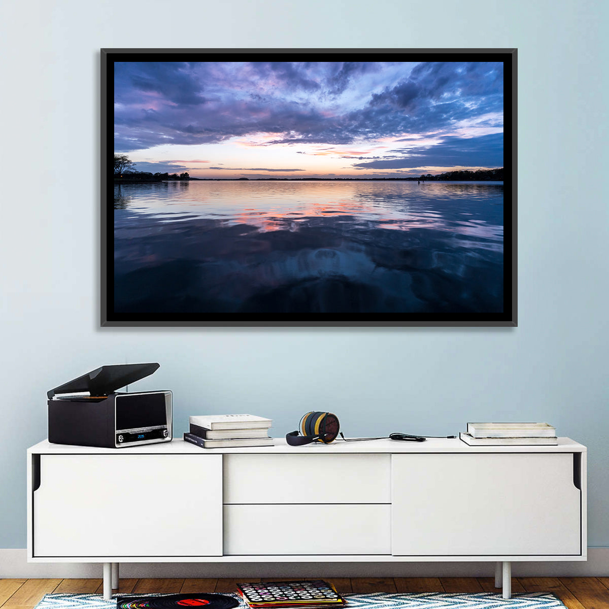 Lake Norman Sunset Reflection Wall Art