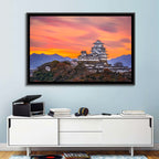 Himeji Castle at Sunrise Wall Art