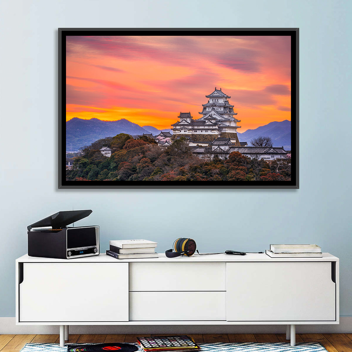 Himeji Castle at Sunrise Wall Art