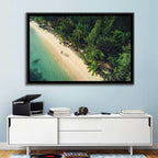Dominica Beach Aerial, Late Afternoon Wall Art