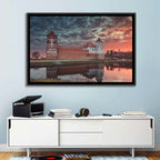 Mir Castle at Dusk Wall Art