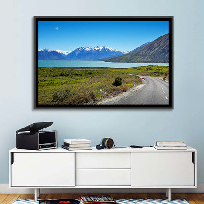Winding Road at Lake Ohau Wall Art