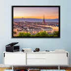 Turin Skyline at Golden Dusk Wall Art