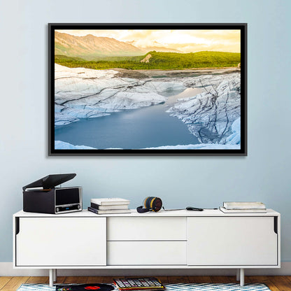 Matanuska Glacier at Sunset Wall Art