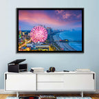 Myrtle Beach Skywheel at Twilight Wall Art