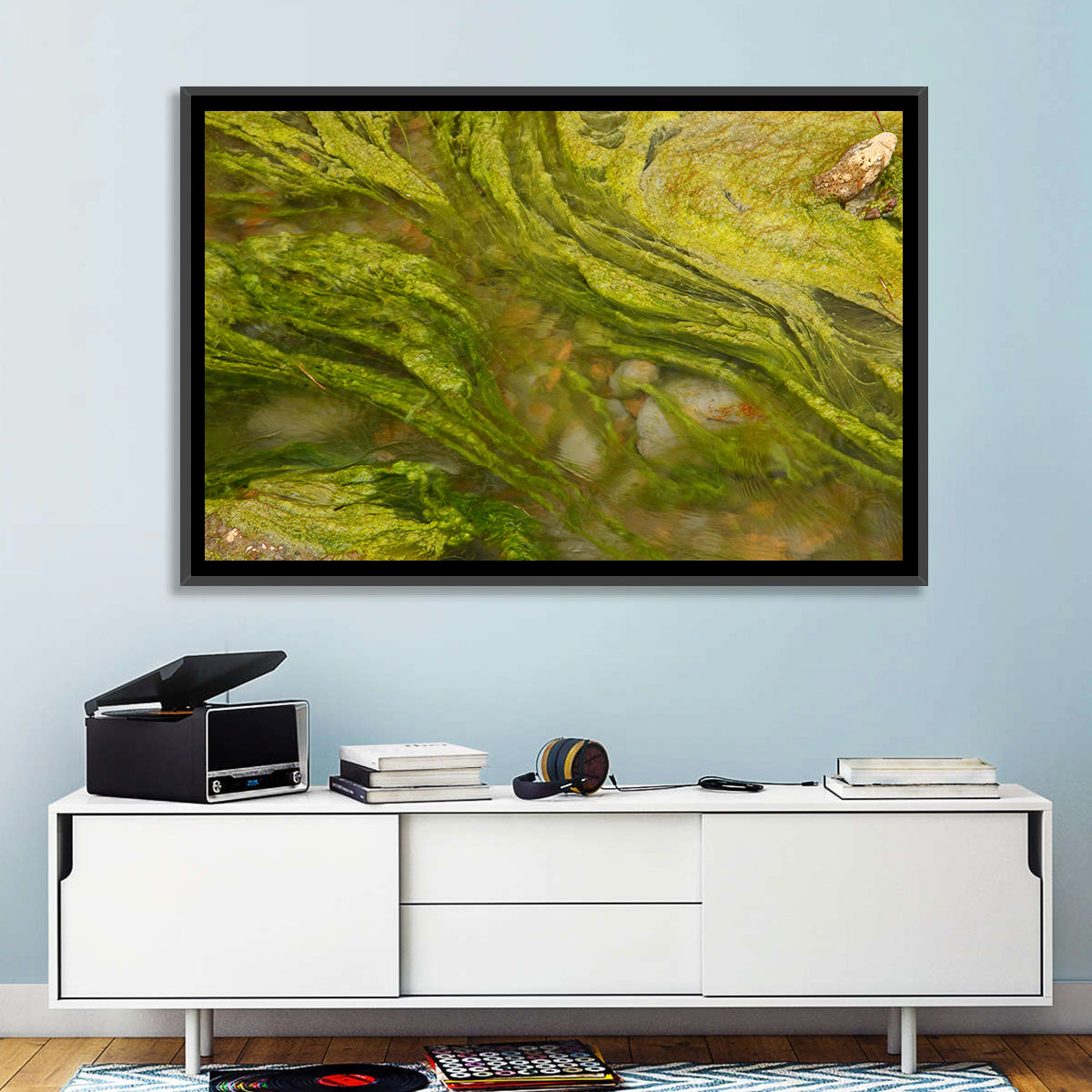 Macro Algae Stream Wall Art