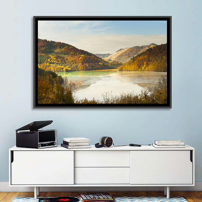 Bright Green Tailings Lake Wall Art