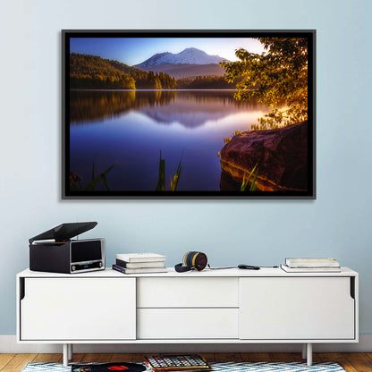 Mt Shasta Reflection at Lake Siskiyou Wall Art