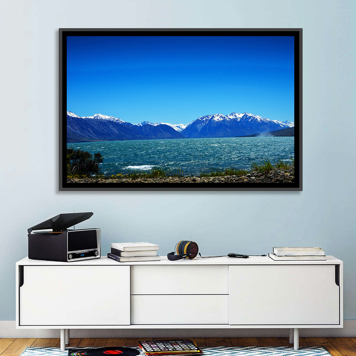Lake Ohau Snow Peaks Wall Art