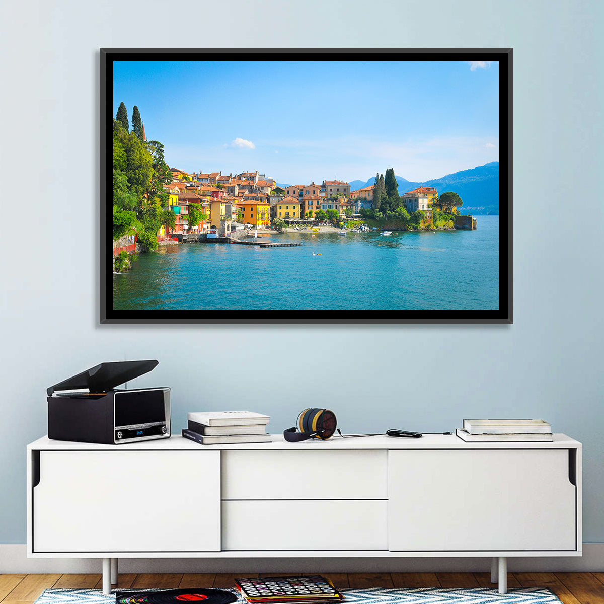Varenna, Lake Como Wall Art in a room, landscape
