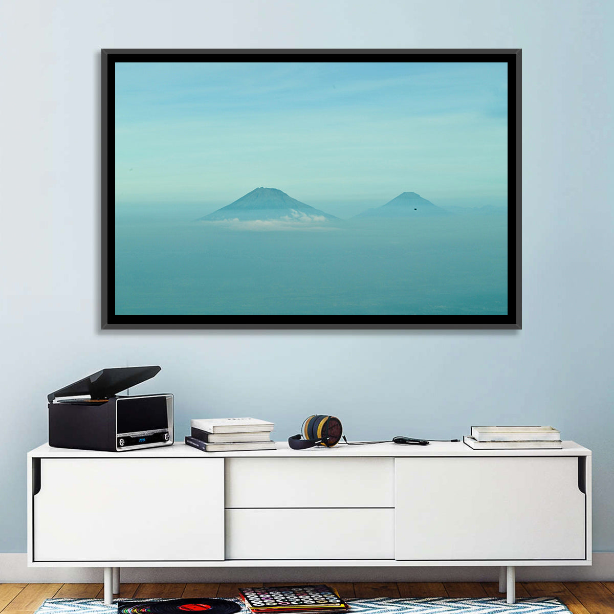 Sumbing and Sindoro Volcanoes Wall Art