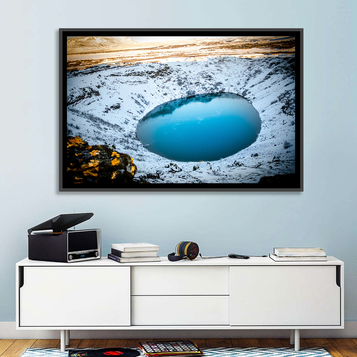 Kerid Crater Lake Wall Art